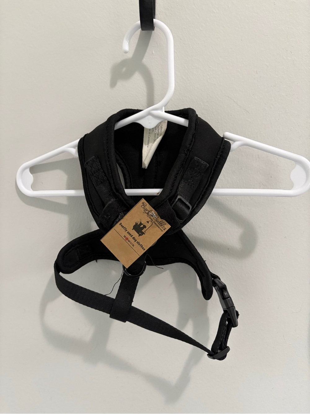 Padded Black No-Pull Dog Harness with Quick-Release Buckle